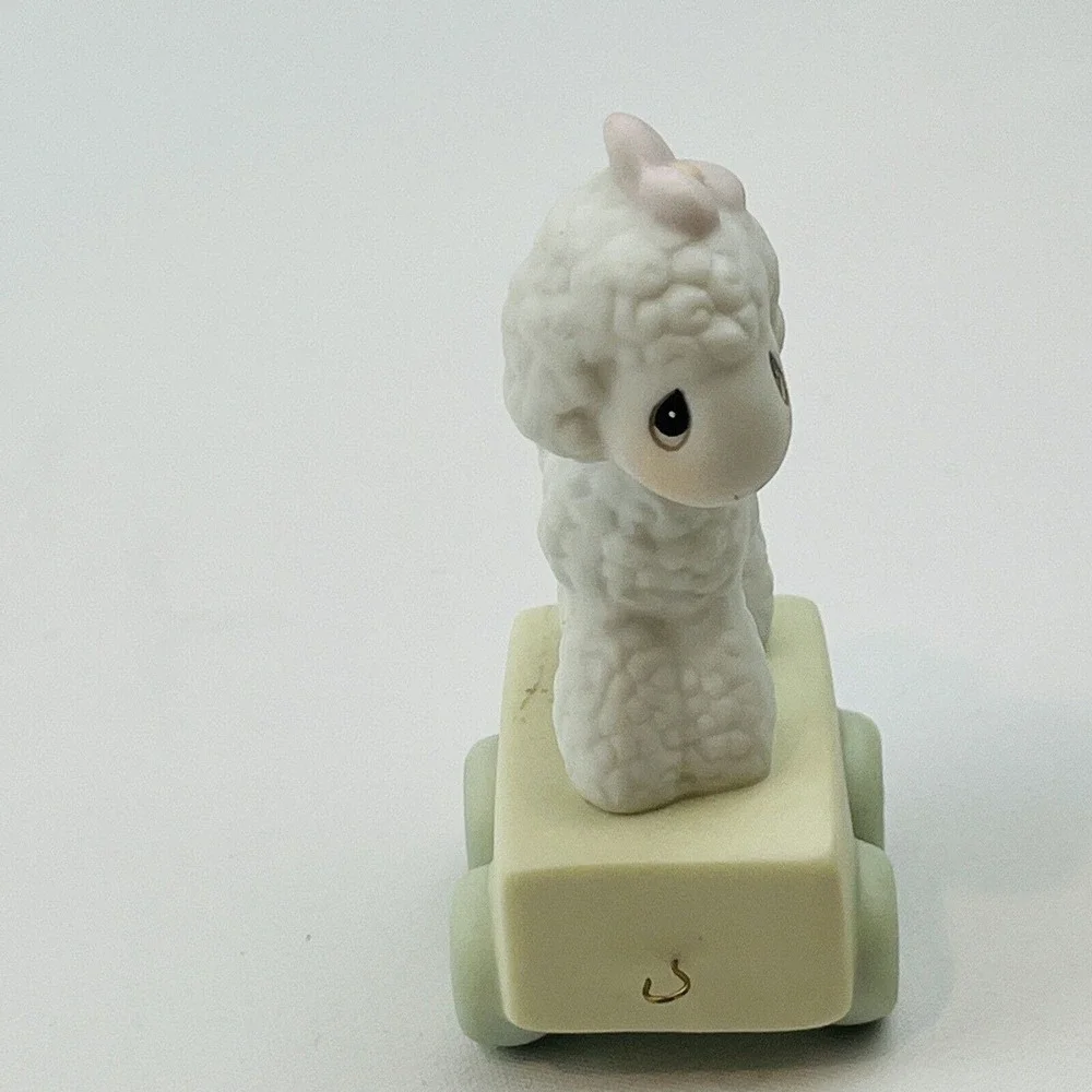 Precious Moments Happy Birthday Little Lamb Year 1 One Birthday Train Piece 1985